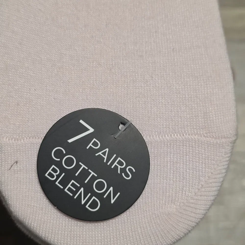 🇬🇪🔹️NWT Tahari Cotton Blend Liner No Show Socks 7 Pairs